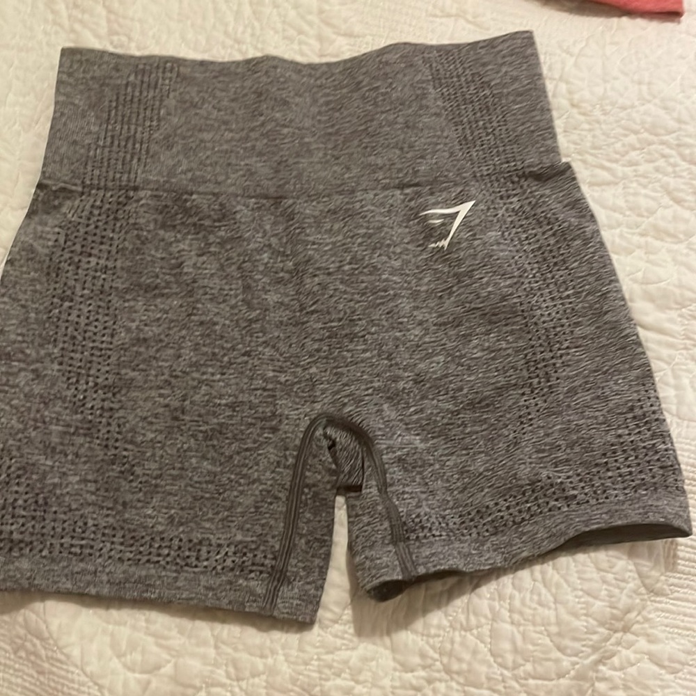 Gymshark, Vital, shorts, gray, small, gym clothes, gym fits, summer